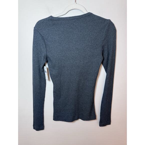 AGOLDE Women's Top Sz S Delphi Slim Tee Blue Jay NWT $138 - Picture 3 of 10